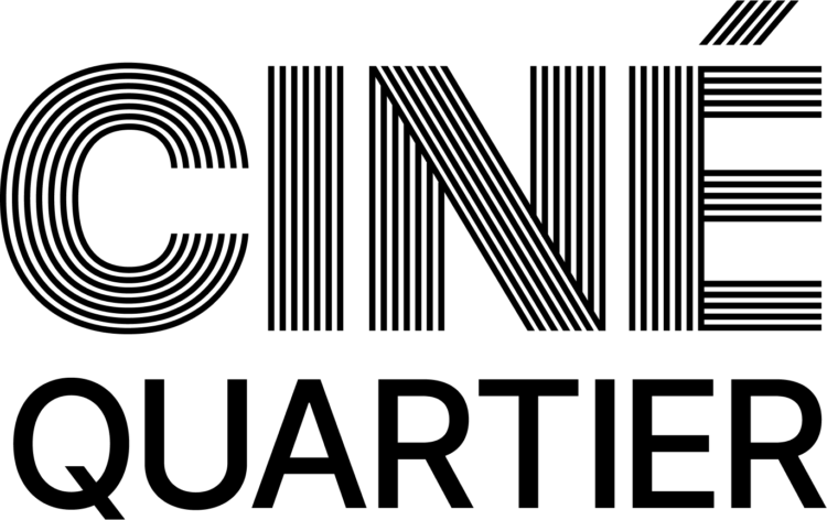 CINEQUARTIER Lignes logo vertical noir