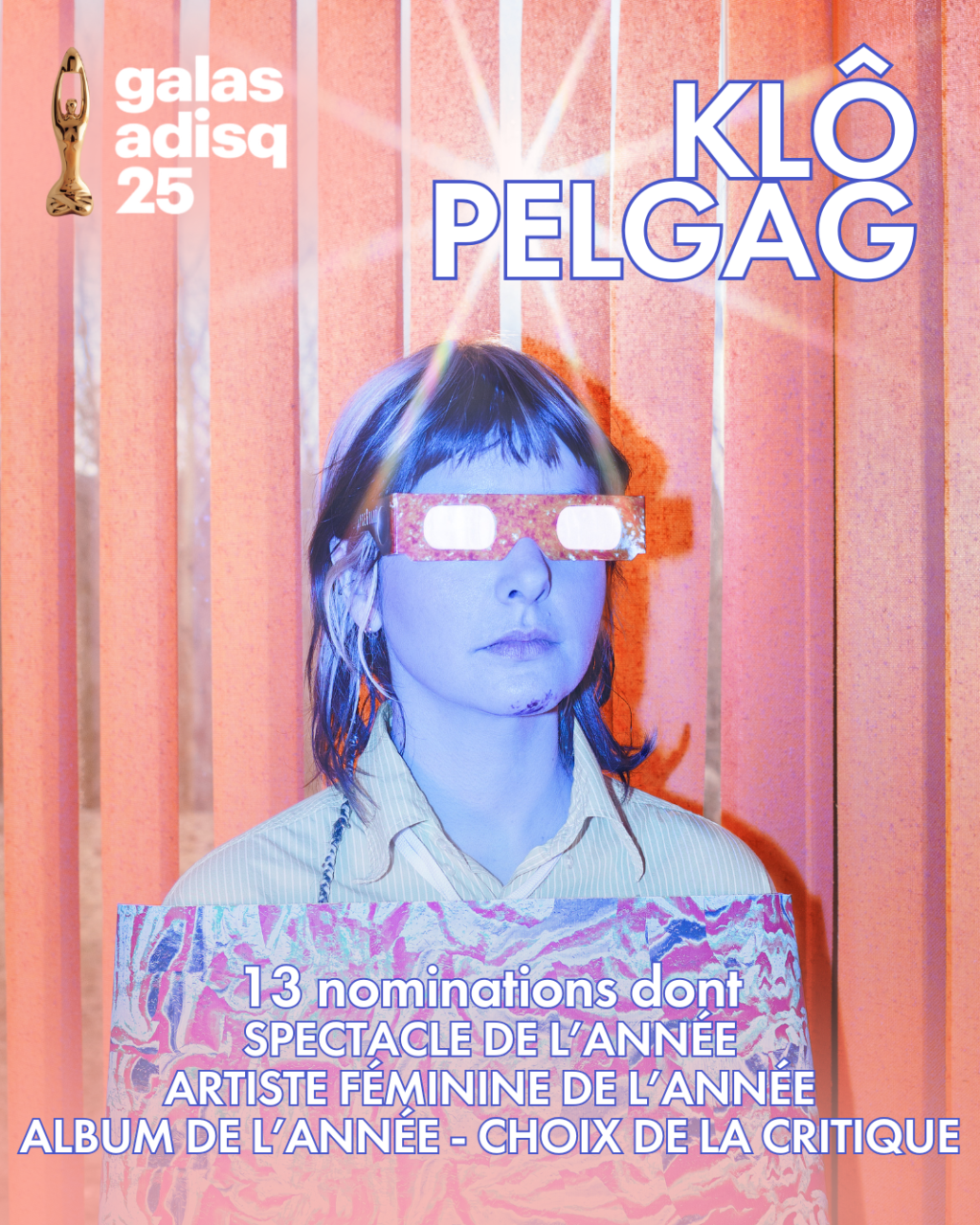KLÔ PELGAG VISUEL ADISQ 2025
